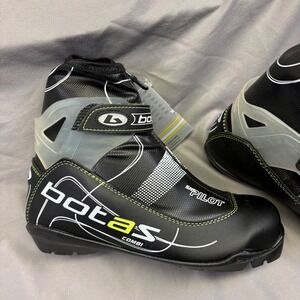 Botas Combi Pilot Cross Country Ski Boots Black Neon SNS Pilot Mens 41 NEW Sz 8